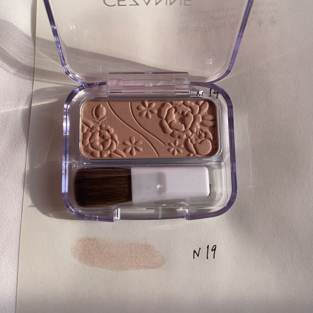 ナチュラル チークN/CEZANNE/パウダーチークを使ったクチコミ（2枚目）