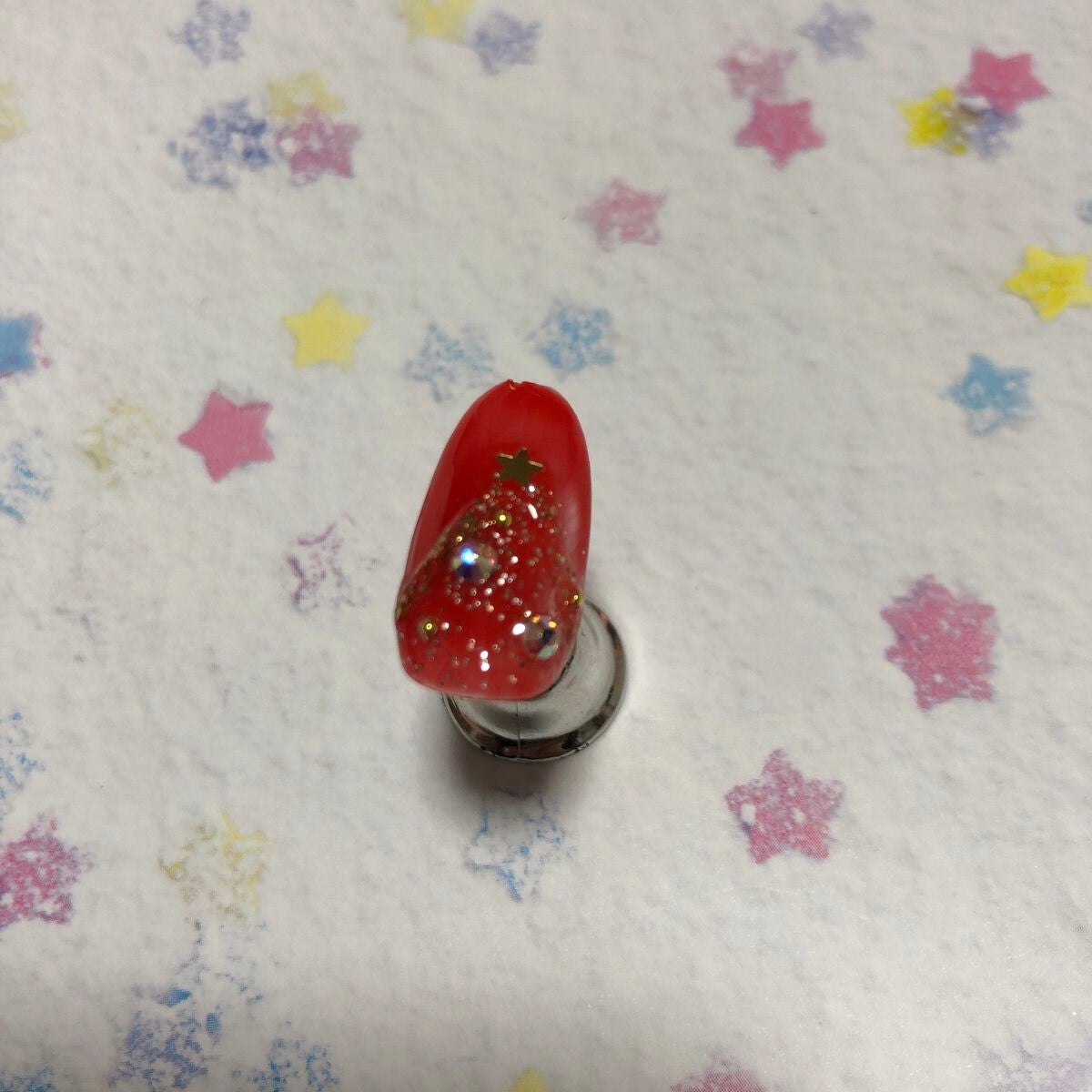 ジェルネイル(ライト対応)/セリア/ジェルネイルを使ったクチコミ(4枚目)