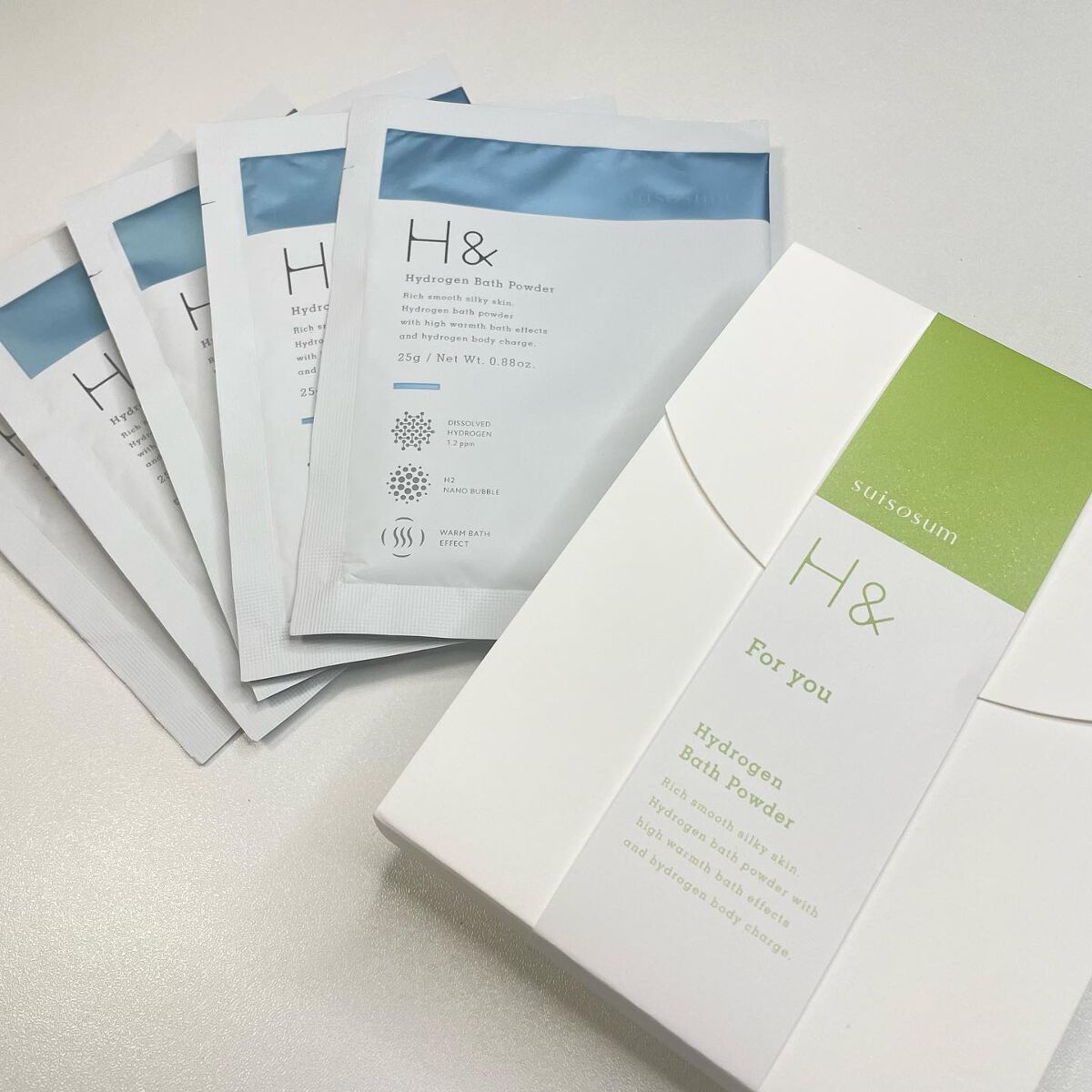 アッシュアンド 水素入浴剤/H&/無機塩系入浴剤を使ったクチコミ（1枚目）