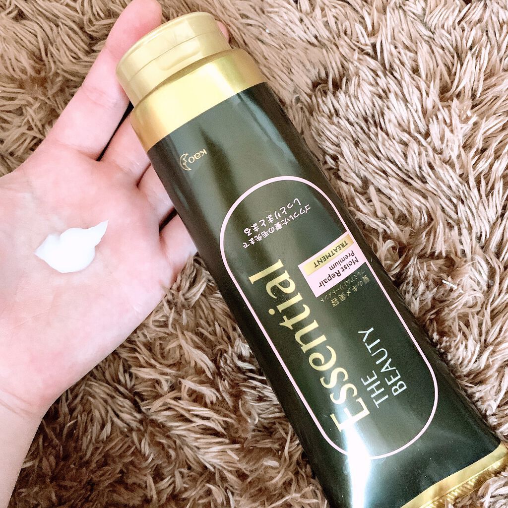 THE BEAUTY 髪のキメ美容プレミアムトリートメント<モイストリペアプレミアム>/エッセンシャル/洗い流すヘアトリートメントを使ったクチコミ(3枚目)
