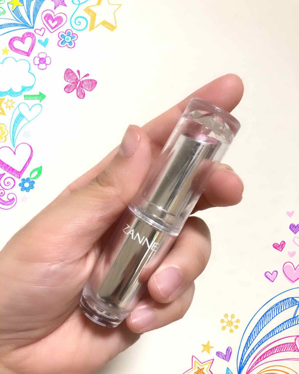 ラスティンググロスリップ RS1 ローズ系/CEZANNE/口紅を使ったクチコミ（1枚目）