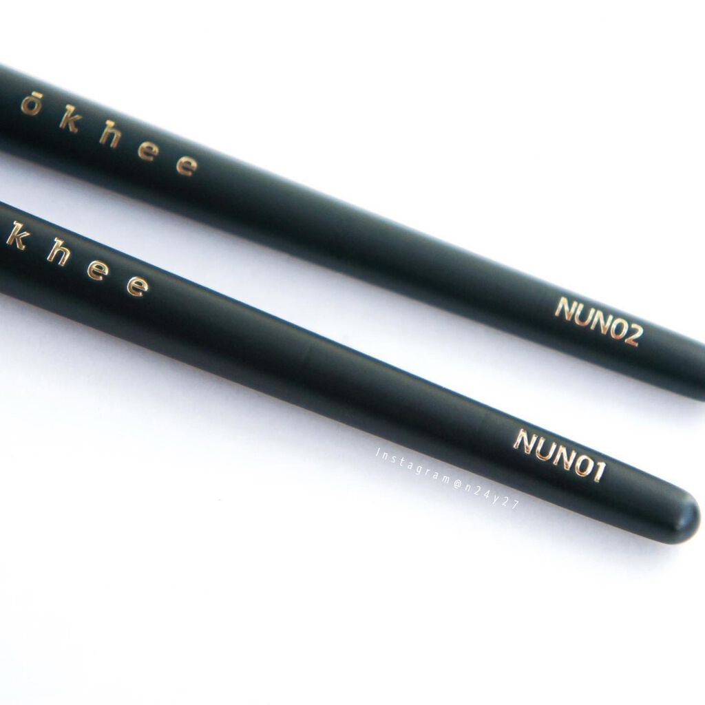 okhee ベースアイシャドウブラシ NUN01/SOOA DOR/メイクブラシを使ったクチコミ(5枚目)