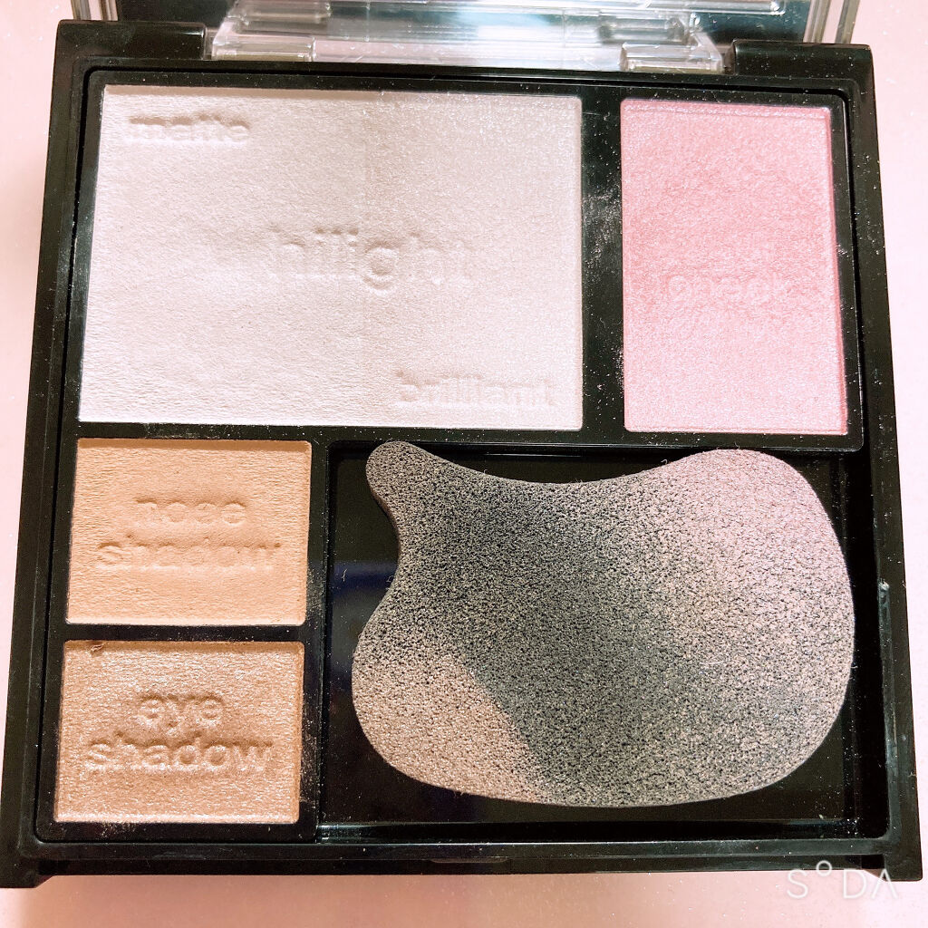 ホワイトシェイピングパレット/KATE/プレストパウダーを使ったクチコミ（2枚目）