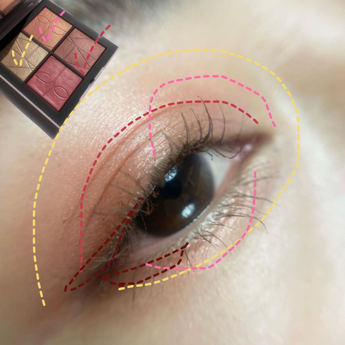 オーガズムフォープレイ ブラッシュクワッド/NARS/パウダーチークを使ったクチコミ（3枚目）