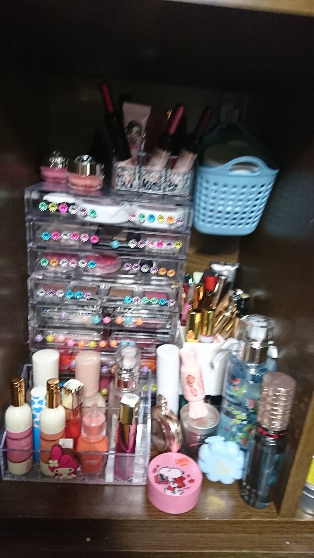 みかんパンダ on LIPS 「私のコスメ収納の一部( ̄▽ ̄)(笑)一番使うコスメたちが入って..」(1枚目)