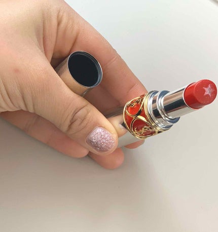 ルージュ ヴォリュプテ ロックシャイン/YVES SAINT LAURENT BEAUTE/口紅を使ったクチコミ(1枚目)