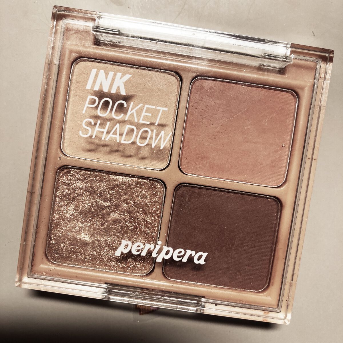 ペリペラ インク ポケット シャドウ パレット 01 MY LITTLE REDBEAN/PERIPERA/アイシャドウパレットを使ったクチコミ（1枚目）