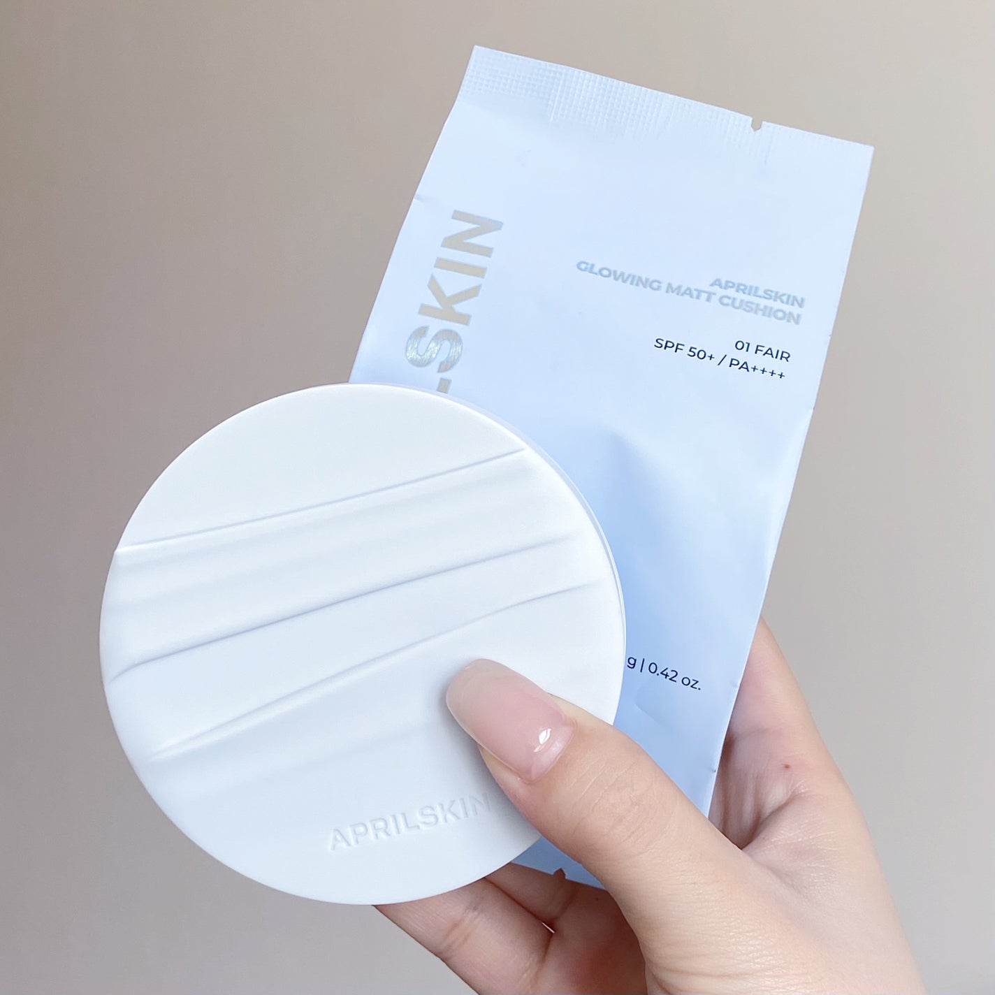 グロー マットクッション/APRILSKIN/クッションファンデーションを使ったクチコミ(6枚目)