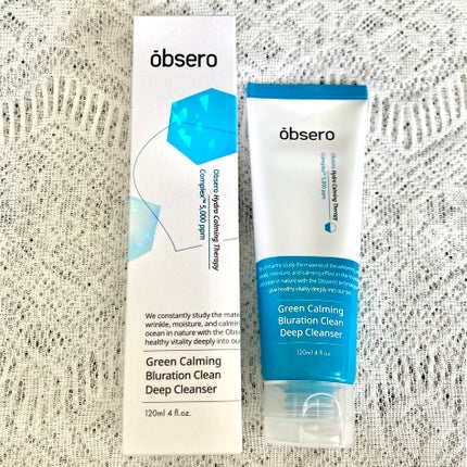 グリーンカーミングブルーレーションクリーンディープクレンザー/obsero/洗顔フォームを使ったクチコミ(3枚目)