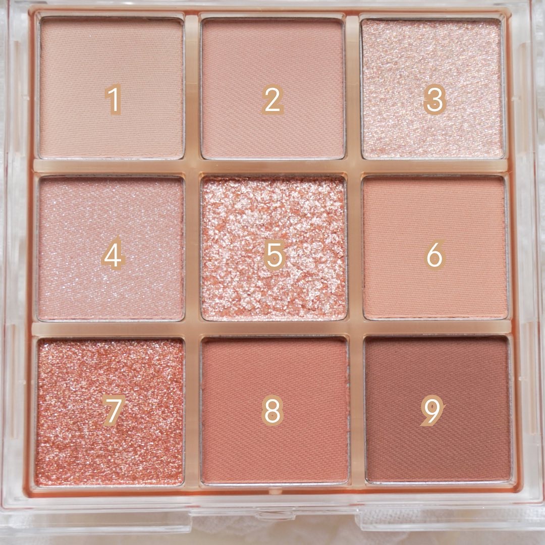 KEYBO FALL IN LOVE SHADOW PALETTE/keybo/アイシャドウパレットを使ったクチコミ（2枚目）