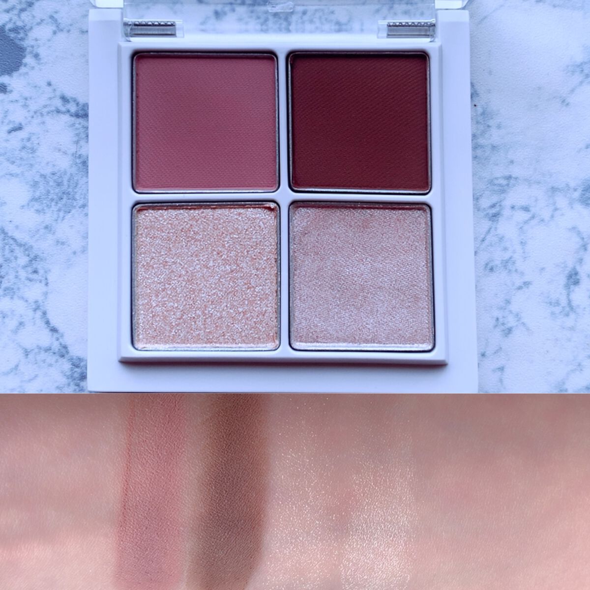 THE アイパレR/b idol/アイシャドウパレットを使ったクチコミ(4枚目)