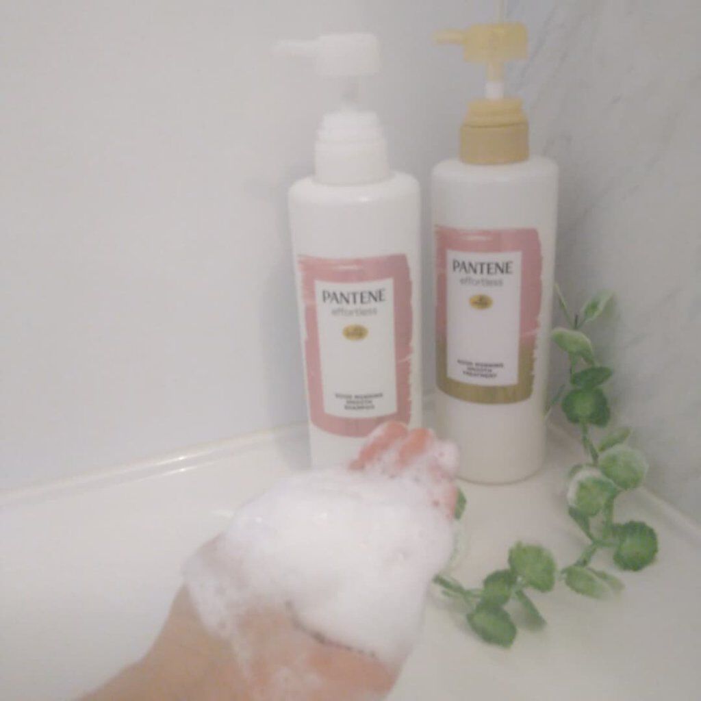 パンテーン エフォートレス グッドモーニング スムース シャンプー／トリートメント/パンテーン/市販シャンプーを使ったクチコミ（3枚目）