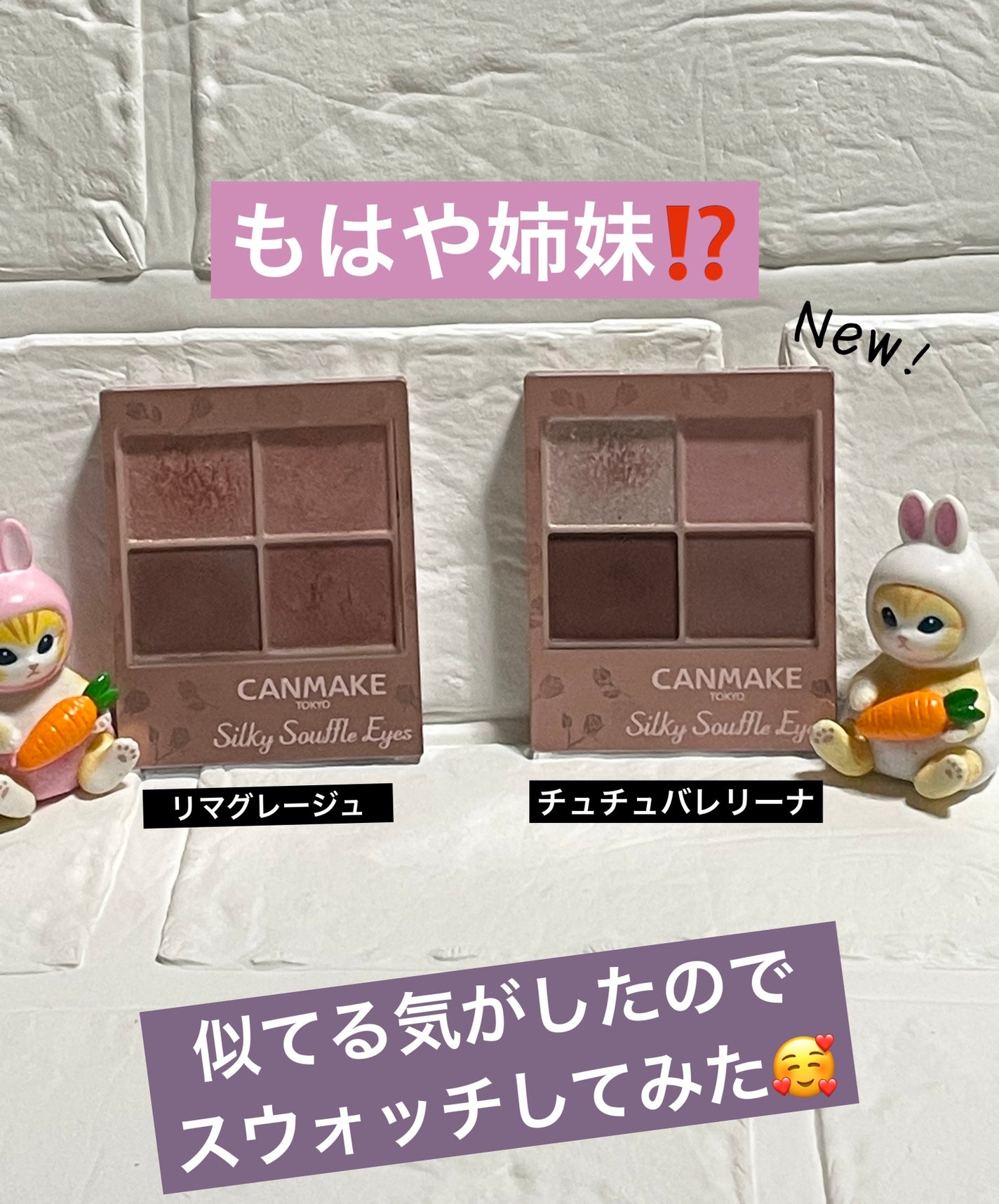 シルキースフレアイズ(マットタイプ)/キャンメイク/アイシャドウパレットを使ったクチコミ(1枚目)