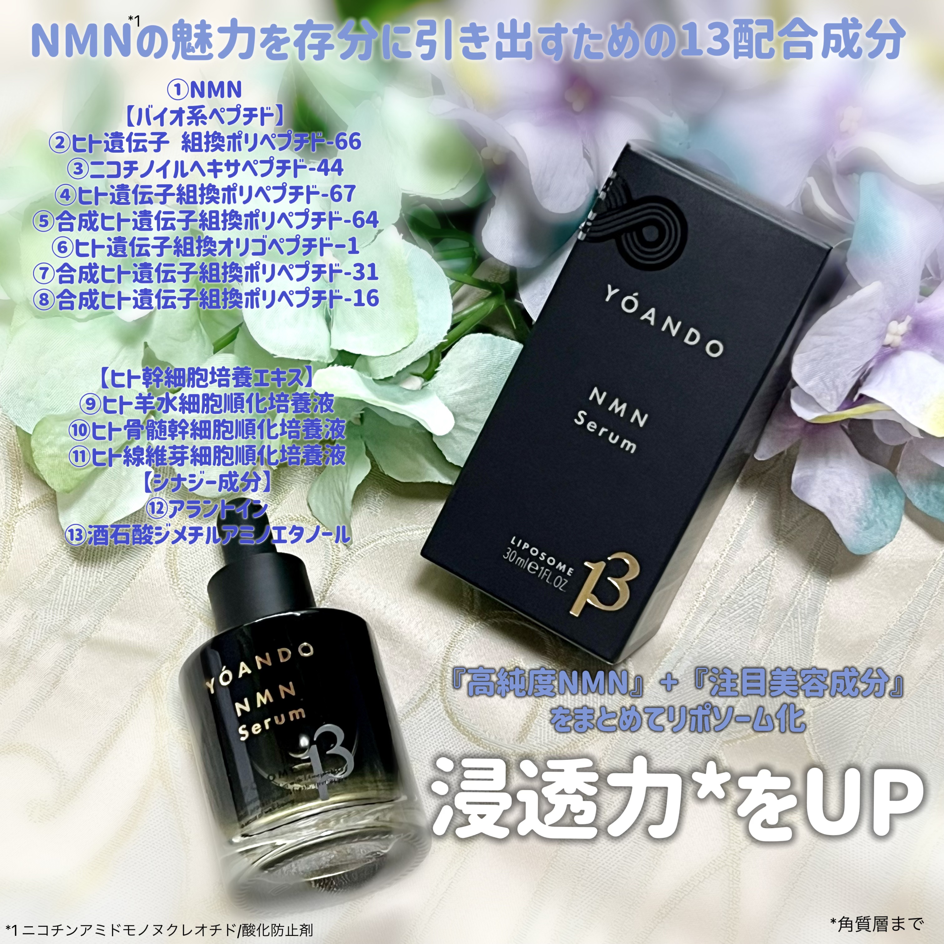 NMN 13 Serum/YÓANDO/美容液を使ったクチコミ（2枚目）