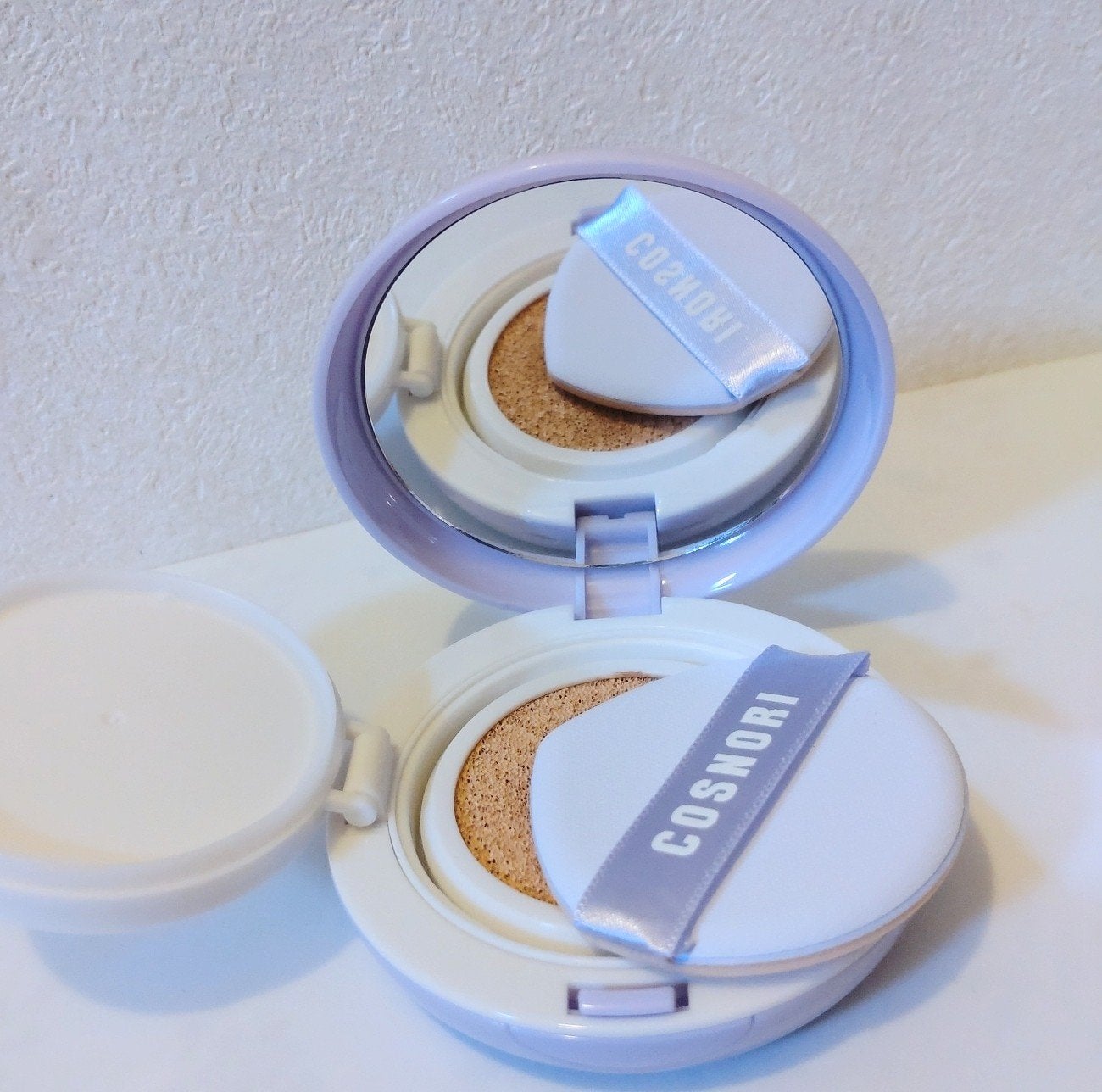 パンテノールバリアクッション/COSNORI/クッションファンデーションを使ったクチコミ(4枚目)