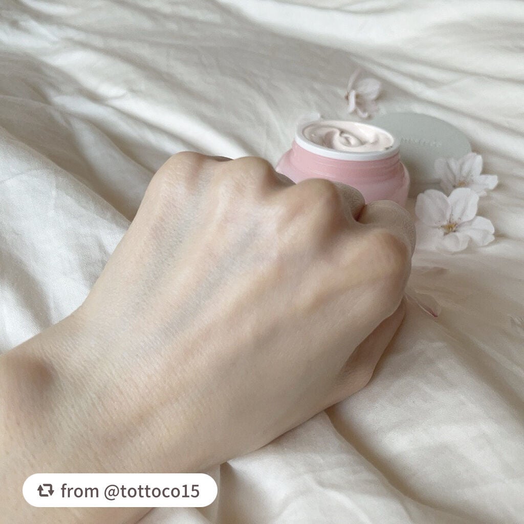 チェリーブロッサム トーンアップ クリーム UV/innisfree/フェイスクリームを使ったクチコミ(5枚目)