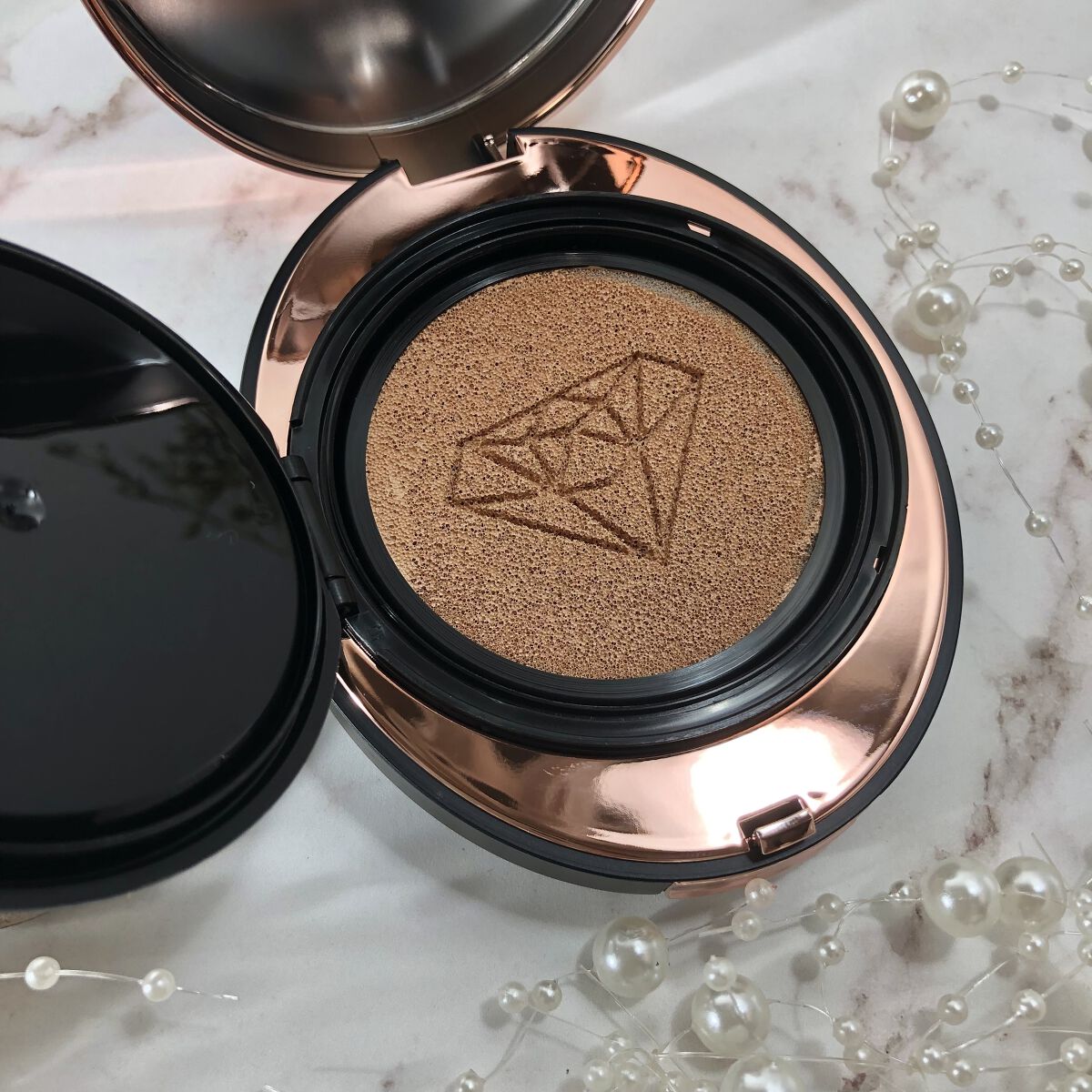 ダイヤモンド クッション/4YE/クッションファンデーションを使ったクチコミ（3枚目）