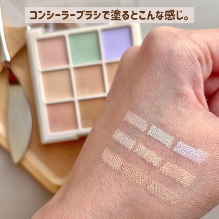 プロコンシーラーパレット/dasique/パレットコンシーラーを使ったクチコミ(4枚目)