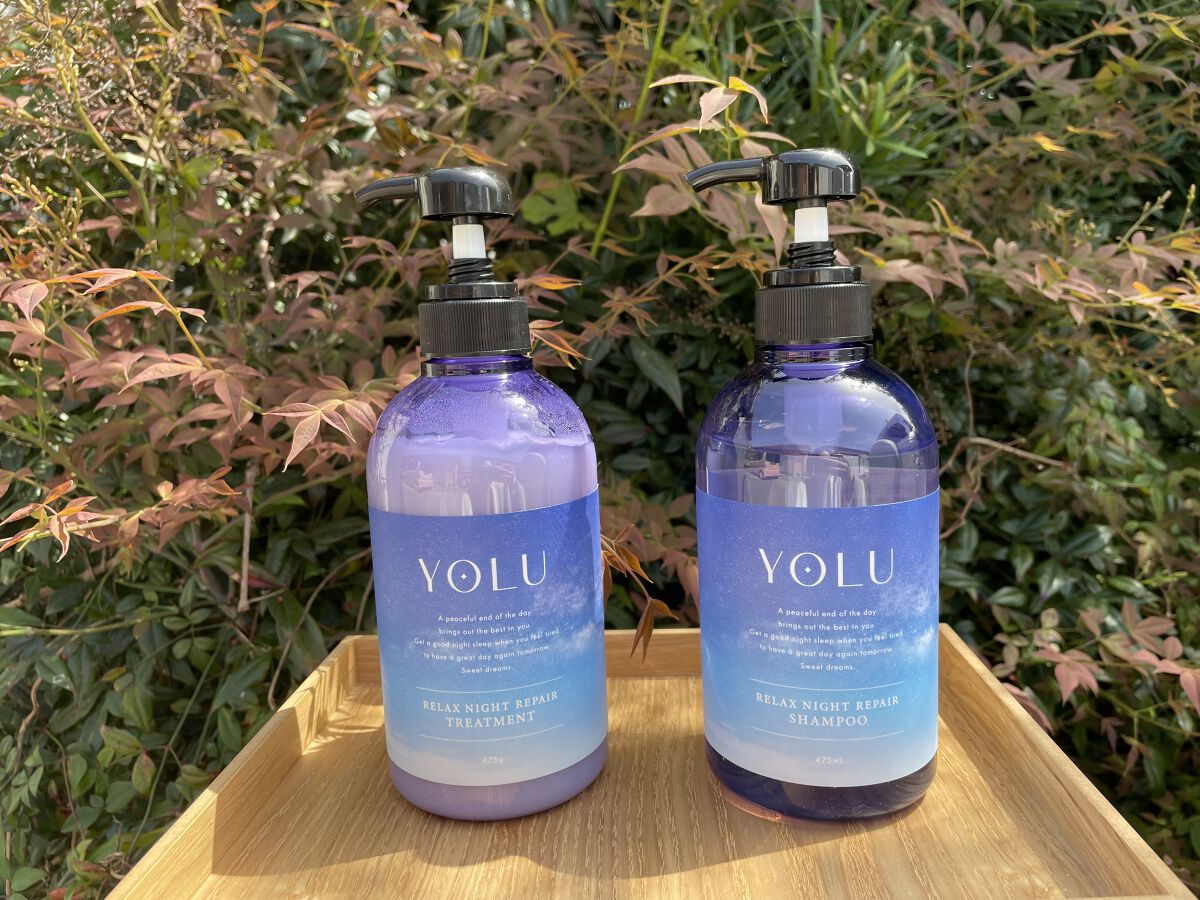 リラックスナイトリペア シャンプー／トリートメント/YOLU/市販シャンプーを使ったクチコミ（1枚目）