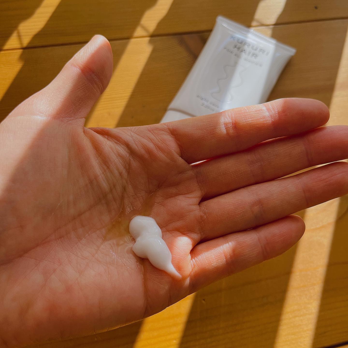 ナイトケアクリーム/KURURI HAIR/ヘアミルクを使ったクチコミ（2枚目）