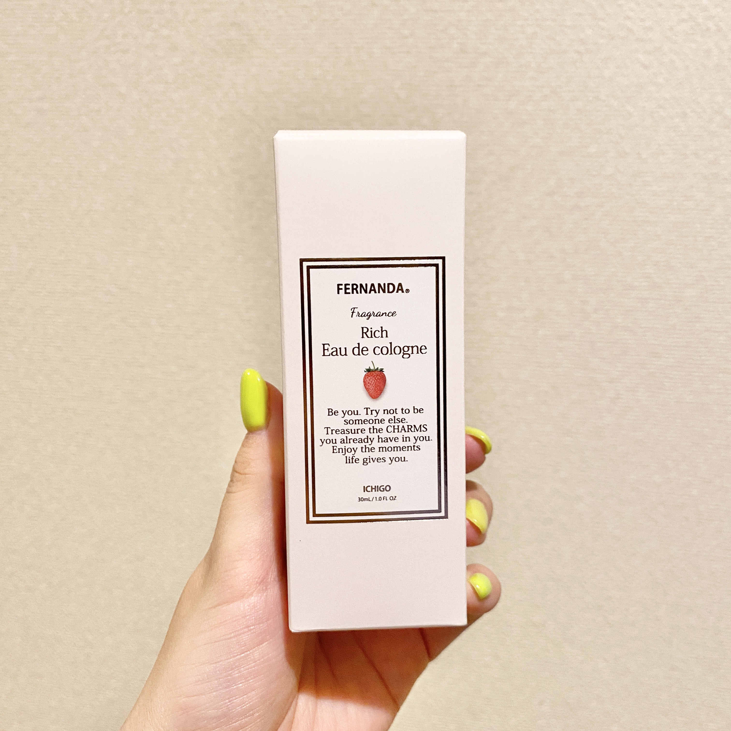 リッチオーデコロン（イチゴ）/フェルナンダ/香水(レディース)を使ったクチコミ（2枚目）