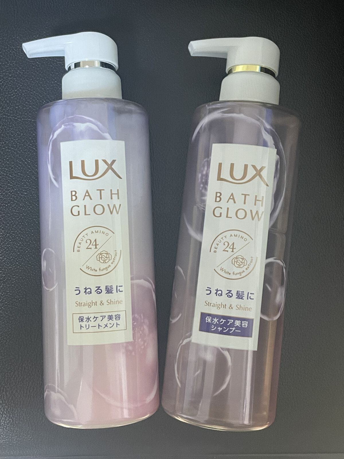 バスグロウ ストレート&シャイン シャンプー/トリートメント/LUX/市販シャンプーを使ったクチコミ（1枚目）