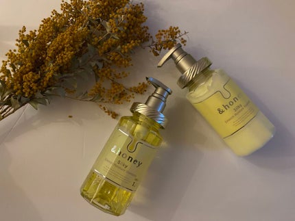 シルキー スムースモイスチャー シャンプー 1.0/ヘアトリートメント 2.0/&honey/市販シャンプーを使ったクチコミ(1枚目)