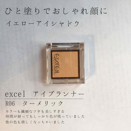 アイプランナー/excel/単色アイシャドウを使ったクチコミ(1枚目)