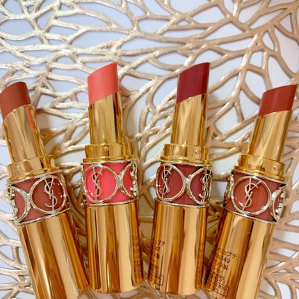 ルージュ ヴォリュプテ シャイン/YVES SAINT LAURENT BEAUTE/口紅を使ったクチコミ(1枚目)