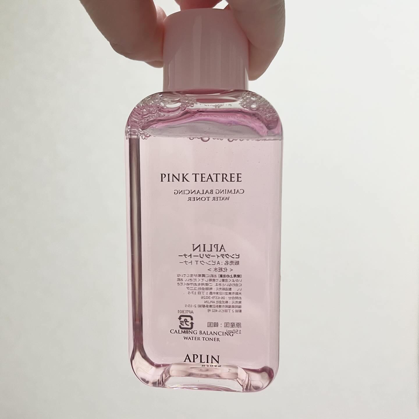 ピンクティーツリートナー/APLIN/化粧水を使ったクチコミ（1枚目）