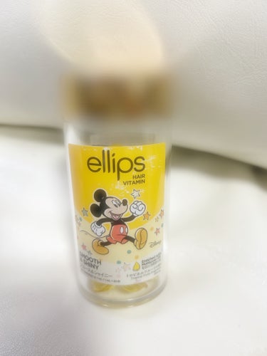 ellips 【ディズニー限定デザイン】ellips（エリップス）ヘアオイル ボトルタイプ30粒 (イエロー/トロピカルフルーツの香り)ミッキーのクチコミ「LIPSプレゼントに当選しました🙌🏻💕

ellips エリップス ヘアーオイル 黄色 30粒.....」（1枚目）