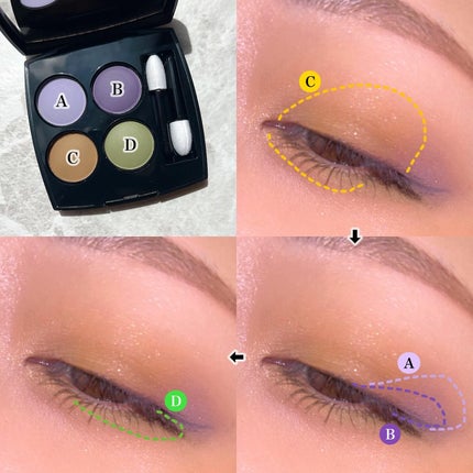 レ キャトル オンブル/CHANEL/アイシャドウパレットを使ったクチコミ(4枚目)