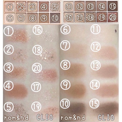 ベターザンパレット/rom&nd/アイシャドウパレットを使ったクチコミ(3枚目)