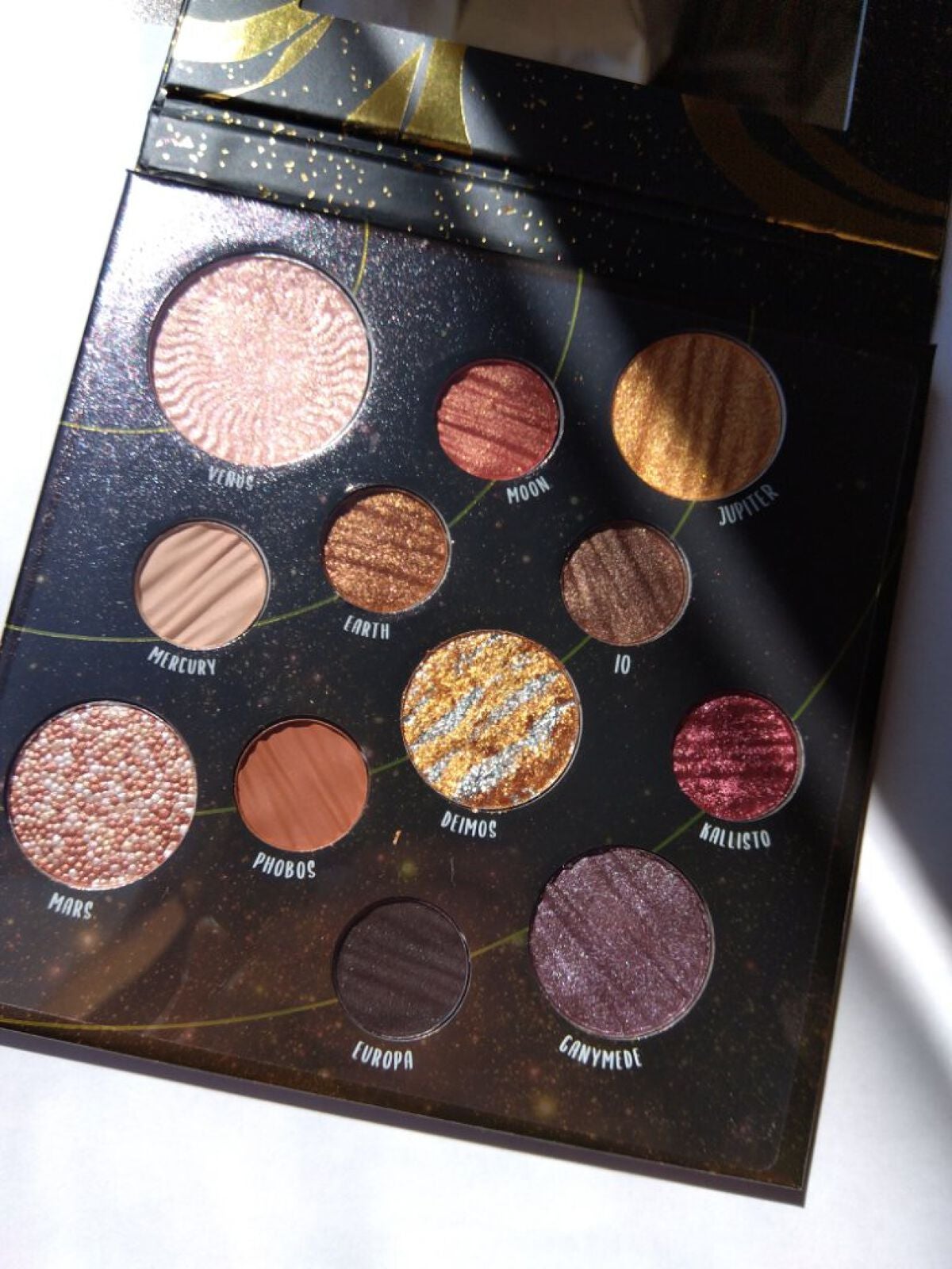 ギャラクシー12色アイシャドウパレット VENUS /DiTO/アイシャドウパレットを使ったクチコミ(2枚目)