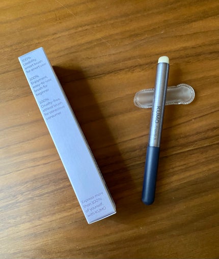 Mini Fingertip brush/KUMO/メイクブラシを使ったクチコミ(3枚目)