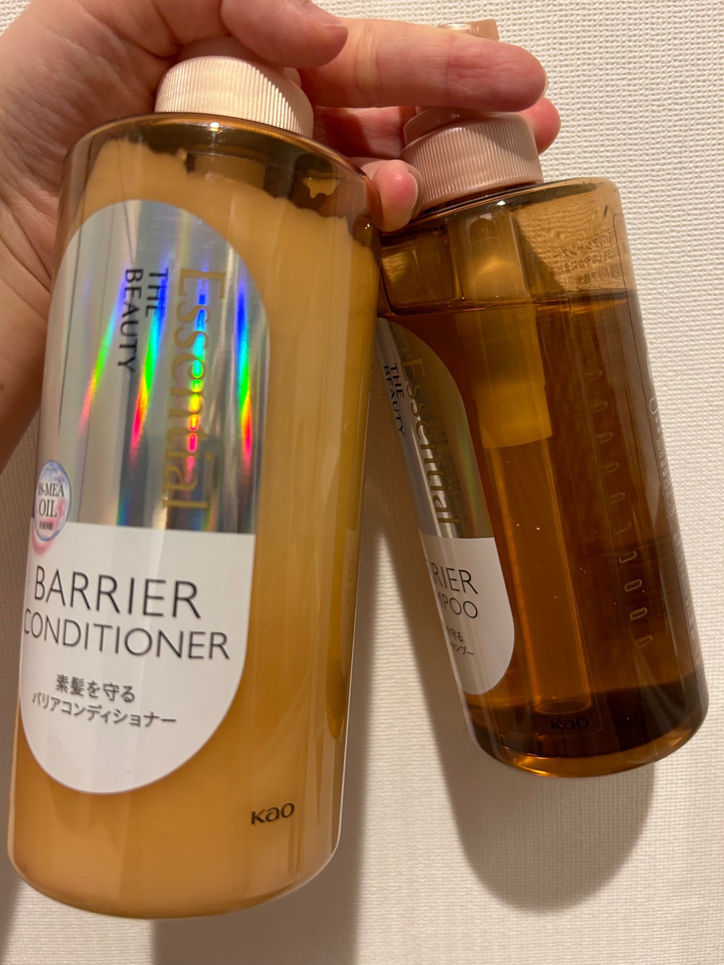 ザビューティ 髪のキメ美容素髪を守る バリアシャンプー/コンディショナー/エッセンシャル/シャンプー・コンディショナーを使ったクチコミ(1枚目)