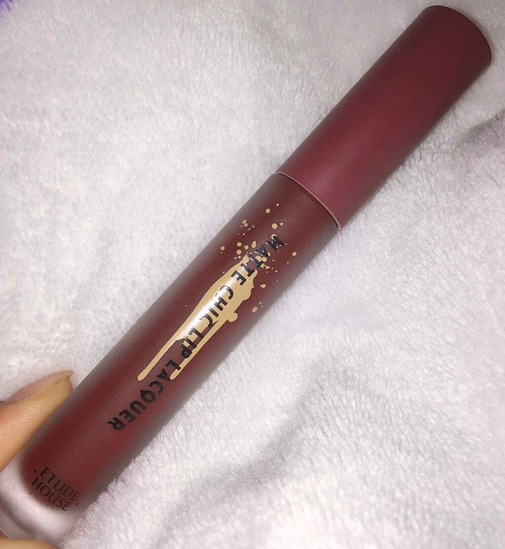 yua on LIPS 「#エチュードハウス#マットシックリップラッカー#RD302#プ..」(1枚目)