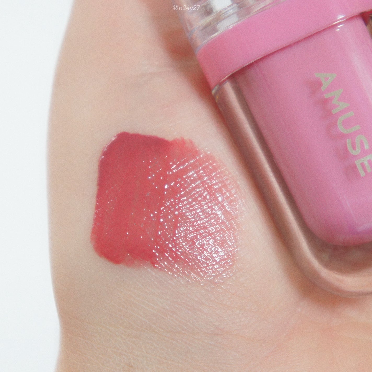 ジェルフィットティント/AMUSE/リップティントを使ったクチコミ(2枚目)