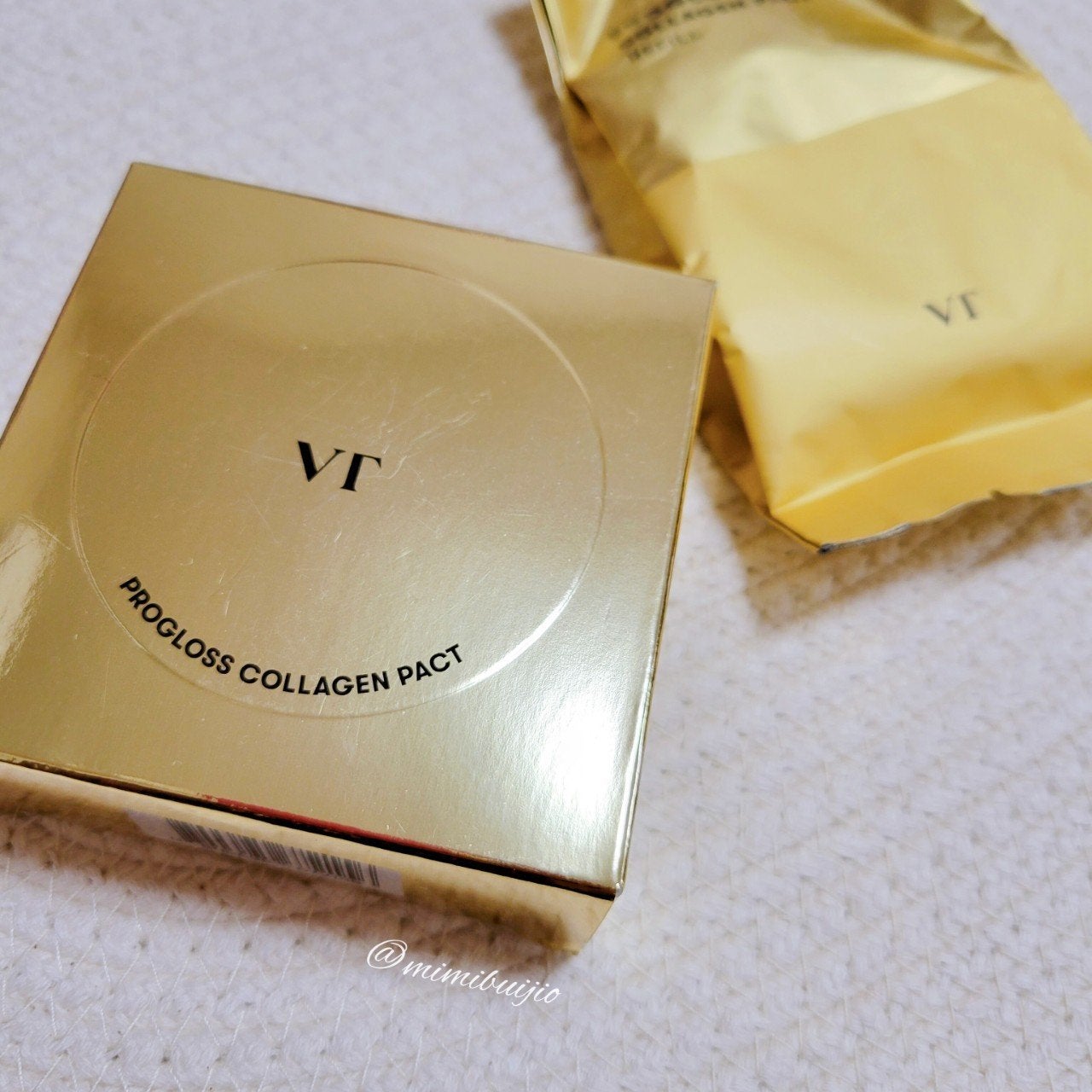 プログロス コラーゲンパクト/VT/クリーム・エマルジョンファンデーションを使ったクチコミ(6枚目)