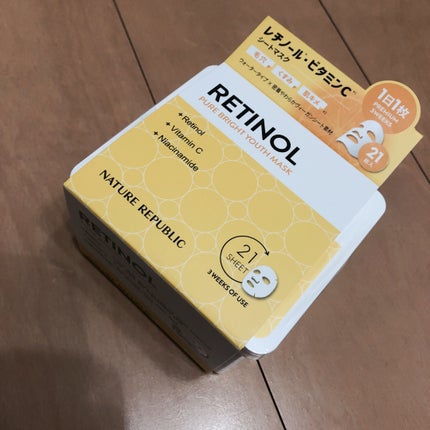 キューブマスク レチノール/ネイチャーリパブリック/シートマスク・パックを使ったクチコミ(1枚目)