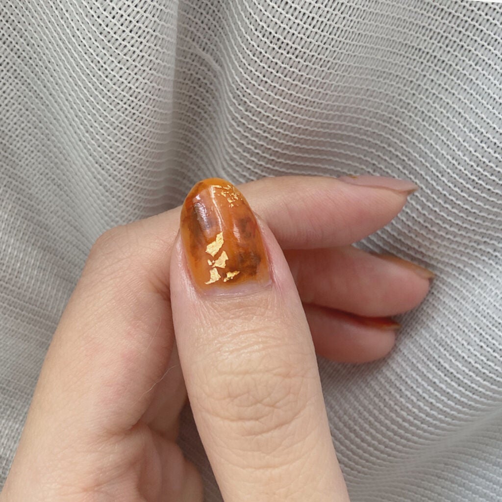 グロッシーコート/スキューズミー/オールインワンネイルを使ったクチコミ(4枚目)