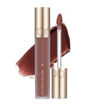 ミルクティーベルベットティント 06 ジャスミンティー/rom&nd/リップティントを使ったクチコミ（1枚目）