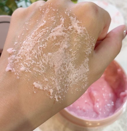 Q+Me スウィート ボム タラソ スクラブ/AGARISM/バストケア・ヒップケアを使ったクチコミ(5枚目)