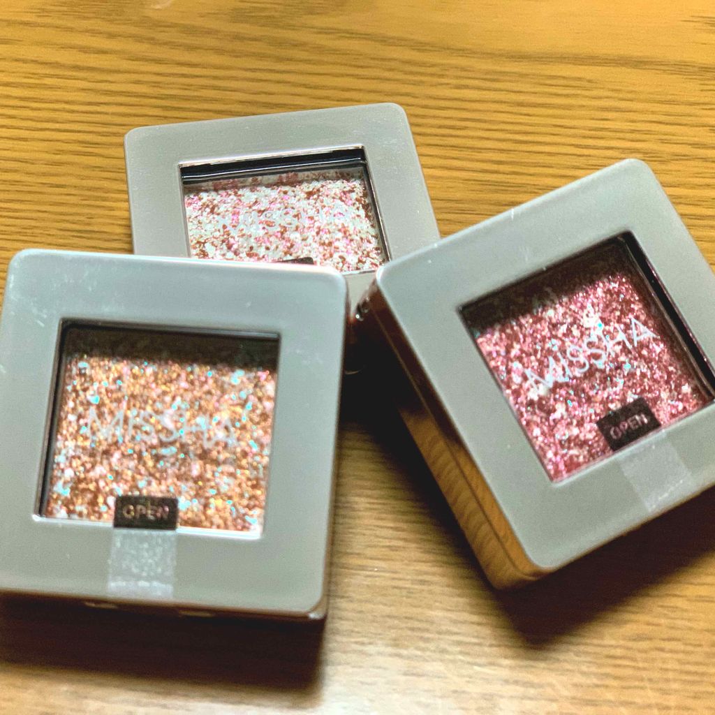 グリッタープリズム シャドウ/MISSHA/グリッターを使ったクチコミ（1枚目）