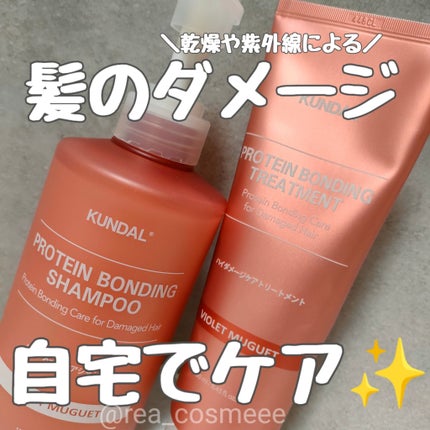 クンダル ダメージケア シャンプー/トリートメント/KUNDAL/市販シャンプーを使ったクチコミ(1枚目)