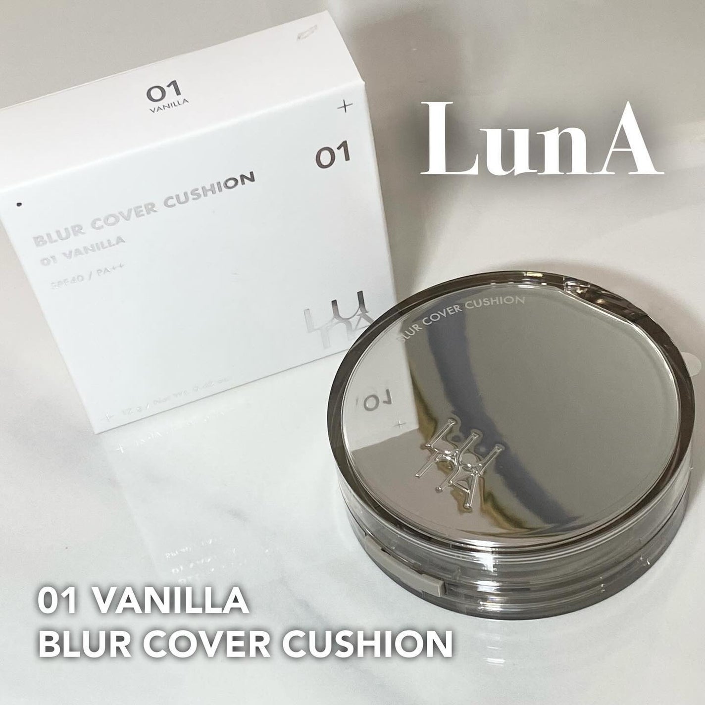 ブラーカバークッション/LUNA/クッションファンデーションを使ったクチコミ(1枚目)