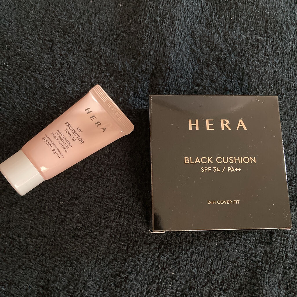 ブラック クッション/HERA/クッションファンデーションを使ったクチコミ（2枚目）