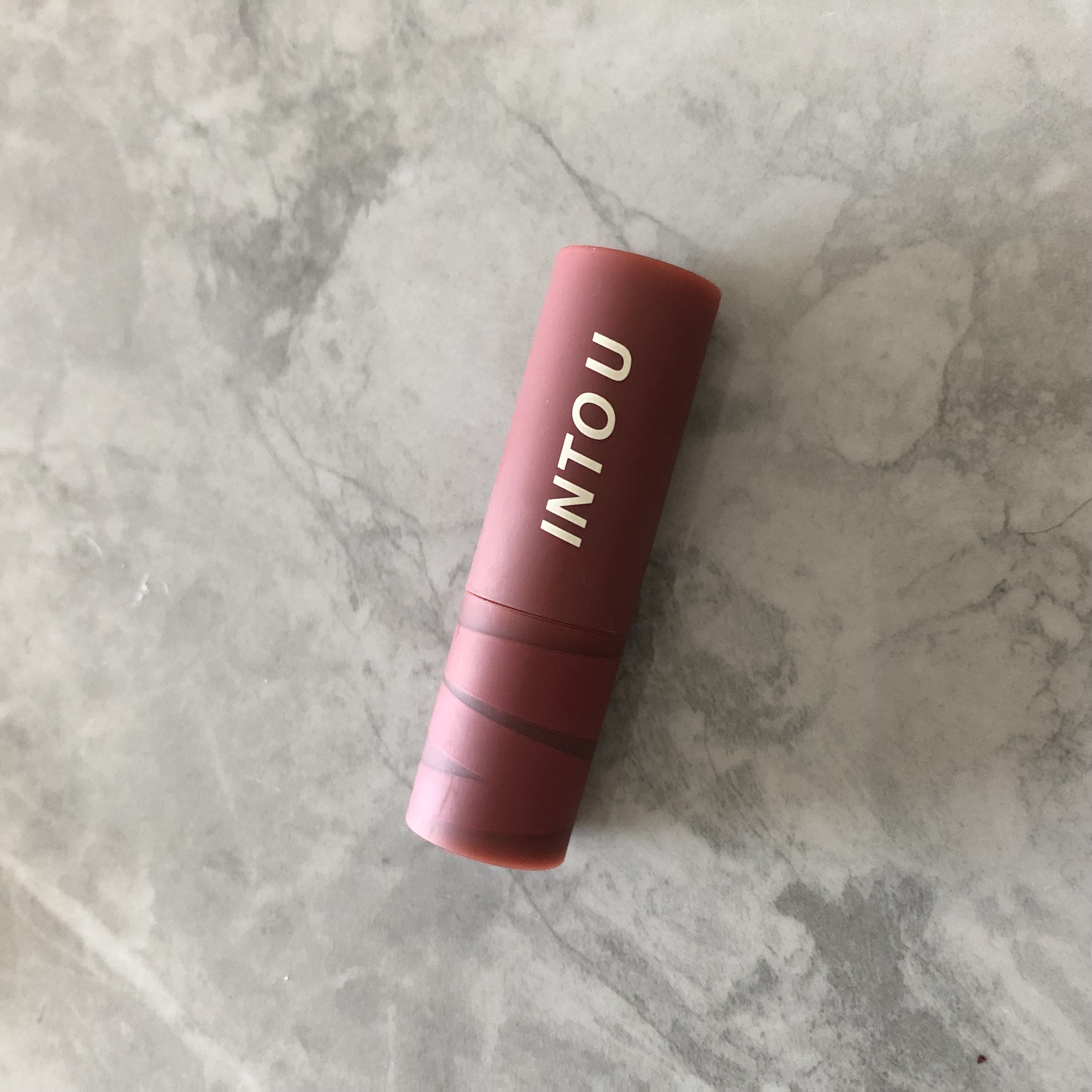 スーパーマットリップ＆チークマッド/INTO U/口紅を使ったクチコミ（1枚目）