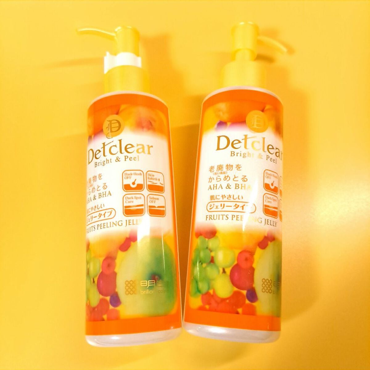 DETクリア ブライト&ピール ピーリングジェリー<ミックスフルーツの香り>/Detclear/ピーリングを使ったクチコミ(5枚目)