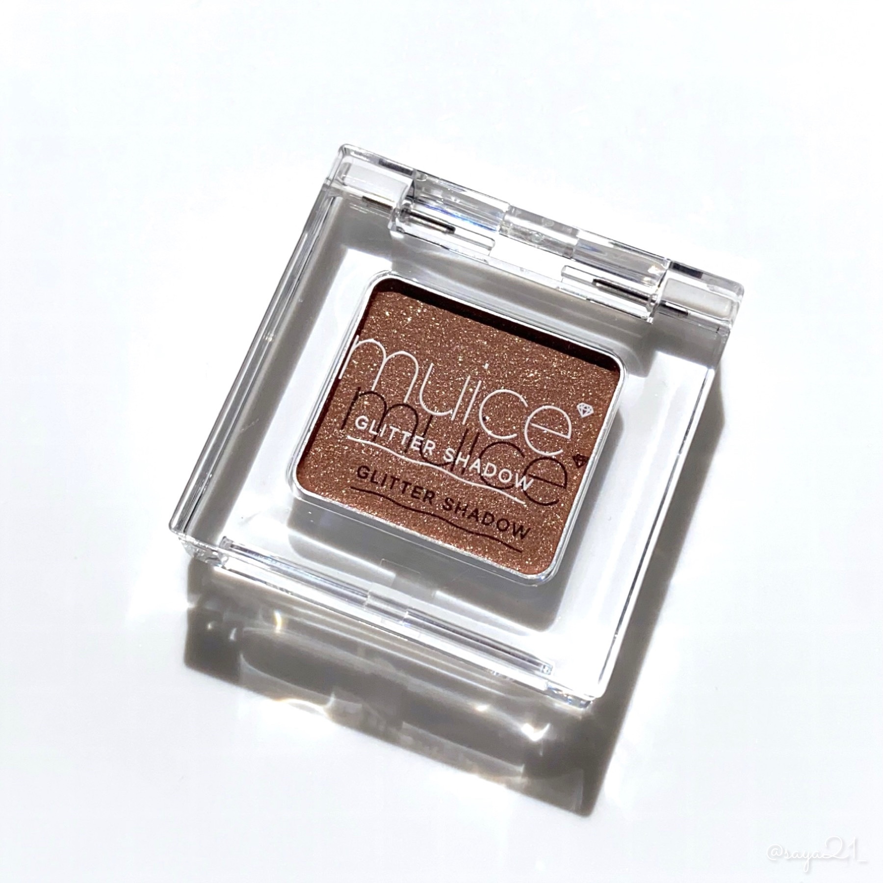 うるみオンアイズ 04 ティヤムシャンパン/muice/単色アイシャドウを使ったクチコミ（1枚目）